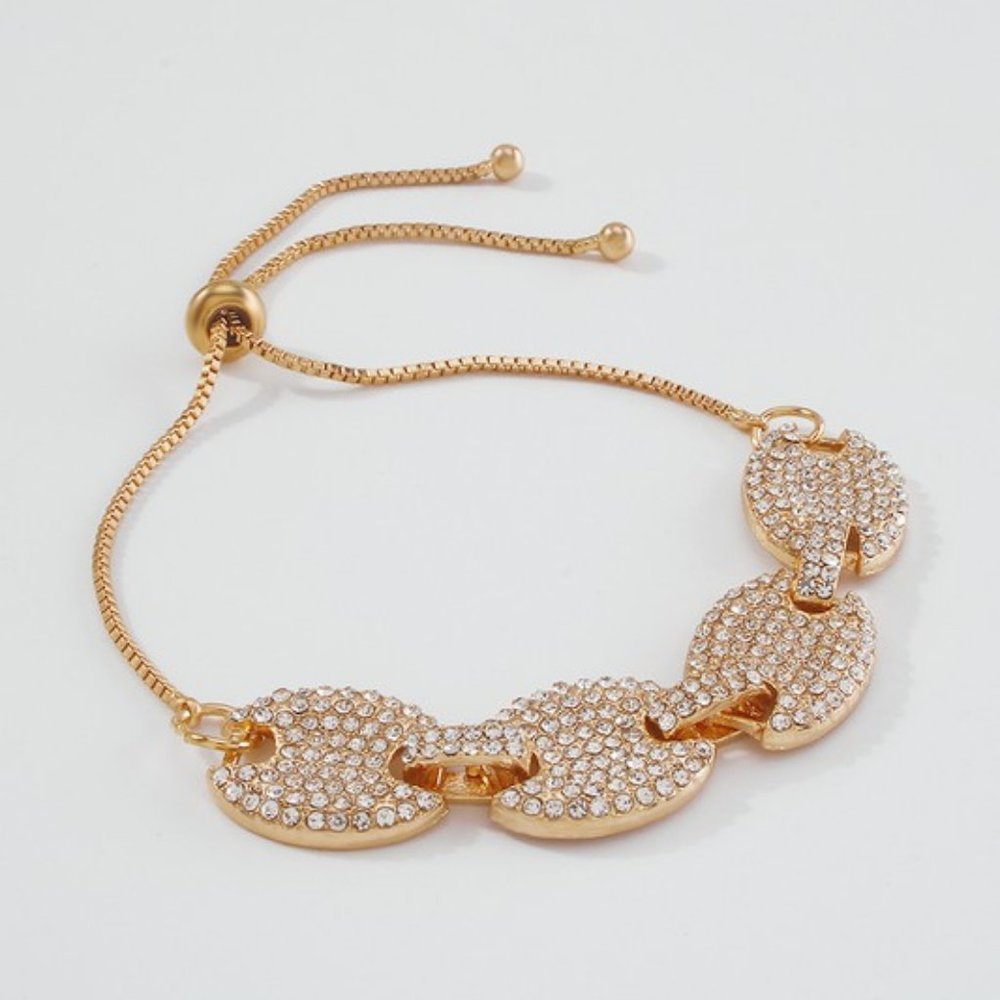 Rhinestone Statement Bracelet NEW